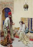 Arab or Arabic people and life. Orientalism oil paintings 573